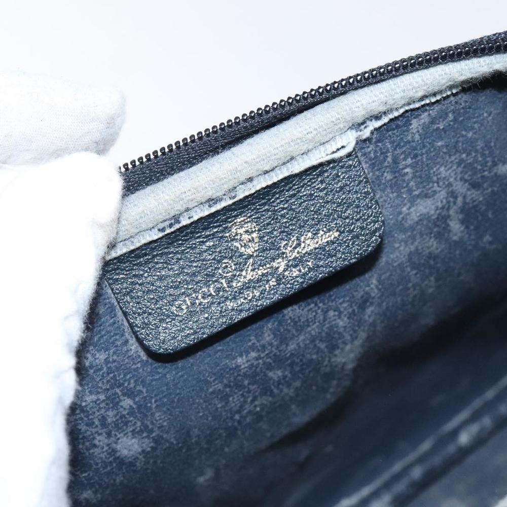 GUCCI GG Supreme Shoulder Bag PVC Navy Gold 97 02 068 Auth 117580 - Picture 10 of 16